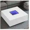 Image de Table basse avec LED infini blanc 100x100x40 cm 3284042