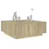 Image de Table basse chêne sonoma 100x100x40 cm bois d'ingénierie 3284051