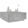 Image de Table basse gris béton 100x100x40 cm bois d ingénierie