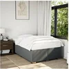 Image de Bedframe zonder matras 120x190 cm stof donkergrijs3284458