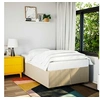 Image de Bedframe zonder matras 120x200 cm stof cràmekleurig3284469
