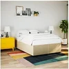 Image de Bedframe zonder matras stof cràmekleurig 160x200 cm3284490