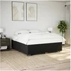 Image de Bedframe zonder matras stof zwart 200x200 cm3284501