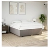 Image de Bedframe zonder matras stof taupe 200x200 cm3284503
