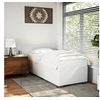 Image de Cadre de lit sans matelas blanc 90x200 cm similicuir 3284541