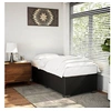 Image de Cadre de lit sans matelas noir 100x200 cm similicuir 3284544
