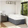 Image de Cadre de lit sans matelas gris foncé 80x200 cm velours 3284596
