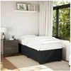Image de Cadre de lit sans matelas noir 90x190 cm velours 3284603