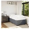 Image de Cadre de lit sans matelas gris foncé 90x200 cm velours 3284608