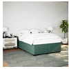 Image de Bedframe zonder matras 140x190 cm fluweel donkergroen3284634