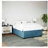Image de Bedframe fluweel blauw 140x190 cm3284635
