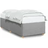 Image de Bedframe zonder matras 90x190 cm stof lichtgrijs3284694