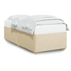 Image de Bedframe zonder matras 90x200 cm stof cràmekleurig3284706
