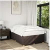 Image de Bedframe zonder matras 120x190 cm stof donkerbruin3284718