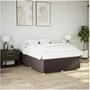 Image de Bedframe zonder matras stof donkerbruin 140x190 cm3284732