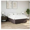 Image de Bedframe zonder matras stof donkerbruin 160x200 cm3284746