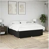 Image de Bedframe zonder matras stof zwart 180x200 cm3284752