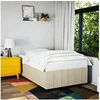 Image de Bedframe zonder matras 120x200 cm stof cràmekleurig3284830