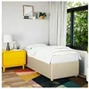 Image de Bedframe zonder matras 90x190 cm stof cràmekleurig3284905