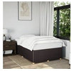Image de Bedframe zonder matras 120x190 cm stof donkerbruin3284924