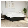 Image de Bedframe zonder matras stof zwart 200x200 cm3284965