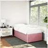 Image de Bedframe fluweel roze 90x190 cm3284981