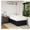 Image de Cadre de lit sans matelas noir 90x200 cm velours 3284984