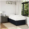 Image de Cadre de lit sans matelas noir 100x200 cm velours 3284990