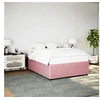 Image de Bedframe fluweel roze 140x190 cm3285011