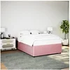 Image de Bedframe fluweel roze 140x200 cm3285017