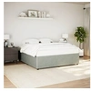 Image de Bedframe zonder matras 180x200 cm fluweel lichtgrijs3285024