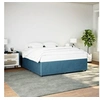 Image de Bedframe fluweel blauw 200x200 cm3285034