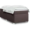 Image de Boxspring met matras stof donkerbruin 80x200 cm3285091