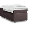 Image de Sommier à lattes de lit avec matelas Marron foncé 90x190 cm, lit, lit à plate-forme, lit à panneaux, meuble de 3285098