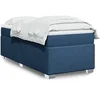Image de Boxspring met matras stof blauw 90x200 cm3285108