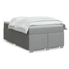 Image de Sommier à lattes de lit avec matelas Gris clair 120x200cm Tissu, lit, lit à plate-forme, lit à panneaux, meuble de 3285123