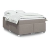 Image de Boxspring met matras stof taupe 140x190 cm3285134