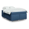 Image de Boxspring met matras stof blauw 140x190 cm3285136