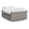 Image de Sommier à lattes de lit avec matelas Taupe 140x200 cm Tissu, lit, lit à plate-forme, lit à panneaux, meuble de 3285141
