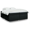 Image de Boxspring met matras stof zwart 200x200 cm3285160