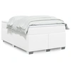 Image de Boxspring met matras kunstleer wit 120x200 cm3285206