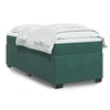 Image de Boxspring met matras fluweel donkergroen 80x200 cm3285248