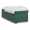 Image de Boxspring met matras fluweel donkergroen 90x190 cm3285254