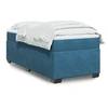 Image de Boxspring met matras fluweel donkerblauw 90x200 cm3285261