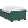 Image de Boxspring met matras fluweel donkergroen 120x190 cm3285272