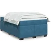Image de Boxspring met matras fluweel donkerblauw 120x200 cm3285279