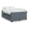 Image de Boxspring met matras fluweel donkergrijs 140x200 cm3285288