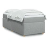Image de Boxspring met matras stof lichtgrijs 80x200 cm3285331