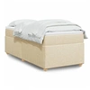 Image de Boxspring met matras stof cràmekleurig 80x200 cm3285336