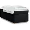 Image de Boxspring met matras stof zwart 90x190 cm3285340